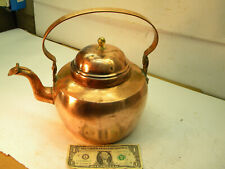 Vintage 1 Gallon Large Copper Tea Kettle; Classic Home decor for sale  Shipping to South Africa