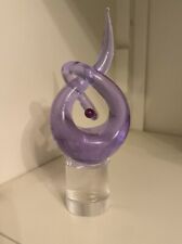 Murano glass purple for sale  UK