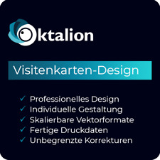 Visitenkarten design professio gebraucht kaufen  Potsdam