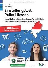 Einstellungstest polizei hesse gebraucht kaufen  Berlin