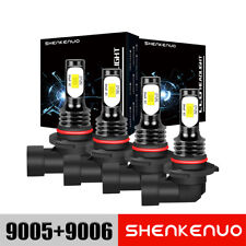Lâmpadas de faróis de LED 6000K para Chevy Silverado 1500 2500HD 3500 1999-2006 comprar usado  Enviando para Brazil