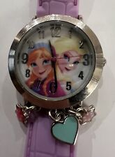 Dijes de reloj pulsera de silicona para niñas de película Disney Frozen 1 2 con licencia Elsa Anna segunda mano  Embacar hacia Argentina