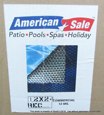 NEW NIB 12' x 24' AMERICAN SALE POOL COVER 12mil Reduces Evaporation & Heat Loss, used for sale  Shipping to South Africa