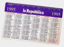 1995 calendarietto tascabile usato  Roma
