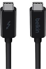 Belkin Thunderbolt 3 USB C to USB C 3.3ft/1M Long Data Transfer Power Cable, used for sale  Shipping to South Africa