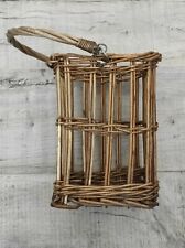 Vintage wicker basket for sale  HEREFORD