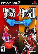 Guitar Hero e Guitar Hero II pacote duplo - Playstation 2 jogo completo comprar usado  Enviando para Brazil