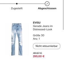 Evisu gerade jeans gebraucht kaufen  Schwetzingen