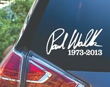 Paul Walker Assinatura Rip Carro Caminhão Na Memória Adesivo Decalque comprar usado  Enviando para Brazil