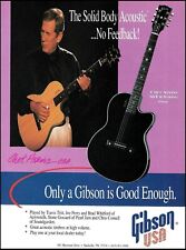 Chet Atkins Signature Gibson SST acoustic guitar advertisement 8 x 11 ad print for sale  Shipping to Canada