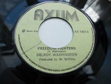 DELROY WASHINGTON - FREEDOM FIGHTERS 7'' RARE ROOTS REGGAE 1976 LISTEN comprar usado  Enviando para Brazil