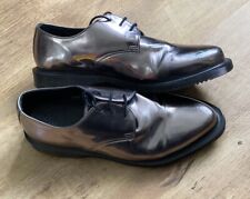 Martens silver shoes for sale  STOKE-ON-TRENT