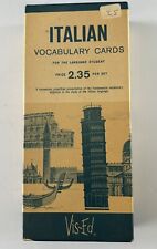 Vis italian vocabulary for sale  Webster