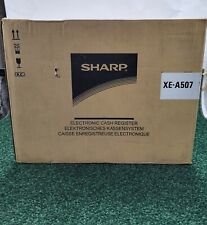 Caixa registradora eletrônica Sharp XE-A507 com scanner de código de barras caixa chaves manuais NOVO, usado comprar usado  Enviando para Brazil