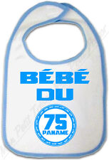 Bavoir bleu bébé d'occasion  Chennevières-sur-Marne