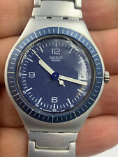 Relógio Swatch Irony YGS4013AG hipótese alumínio data funcionando nova bateria 2001 comprar usado  Enviando para Brazil