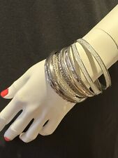 Silver bangle bracelets for sale  Miamisburg