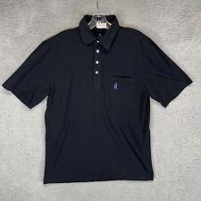 Camisa polo masculina Johnnie O média preta golfe rúgbi casual ao ar livre comprar usado  Enviando para Brazil