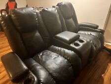 Leather reclining loveseat for sale  Owings Mills
