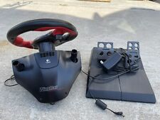 Logitech WingMan Formula Force GP Feedback Steering Wheel Pedal NL *Untested* for sale  Shipping to South Africa