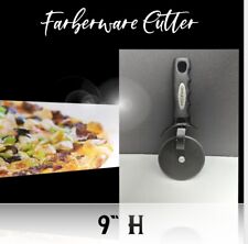 🐆Cortador de pizza Farberware aço inoxidável roda fatiadora preta 9 polegadas, usado comprar usado  Enviando para Brazil