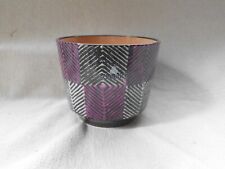 SCHEURICH INDOOR PLANT POT GERMANY 831-12 GEOMETRIC AZTEC BLACK WHITE PINK for sale  Shipping to South Africa