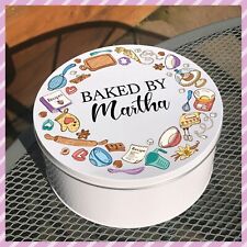 Personalised baking tin for sale  Shipping to Ireland