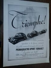 Renault primaquatre sport d'occasion  Saint-Nazaire