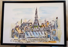 Watercolor paris tower d'occasion  Expédié en Belgium