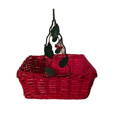 Red wicker christmas for sale  Pine Grove