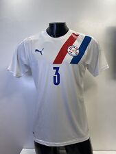 EQUIPO NACIONAL DE PARAGUAY - Camiseta deportiva de distancia #3 - Matchworn - 2022 - Puma, usado segunda mano  Argentina 