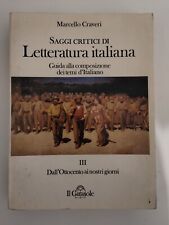 libro letteratura italiana usato  Pistoia