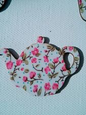 White pink teapot for sale  ROMSEY