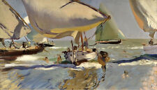Oil painting boats for sale  Shipping to Canada
