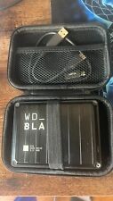 Used, WD Black P10 WDBA5G0050BBK-WESN 5TB Portable External Game Hard Drive+case for sale  Shipping to South Africa