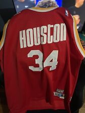 Houston Rockets Adidas Jersey Youth XL Hakeem Olajuwon Swingman #34 NBA Mens for sale  Shipping to South Africa
