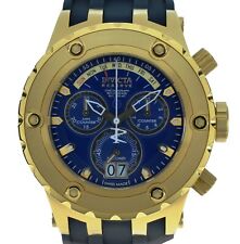 Relógio masculino 52mm Invicta Reserve Subaqua ouro/preto/azul Chrono SS! Ref: 1567! comprar usado  Enviando para Brazil