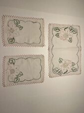 Hand embroidered doilies for sale  Pea Ridge
