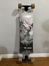 Usado, Minoria Downhill Longboard Maple 40" Drop Deck Completo Skate Estampa De Baleia comprar usado  Enviando para Brazil