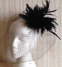 Black feather veiling for sale  SLOUGH