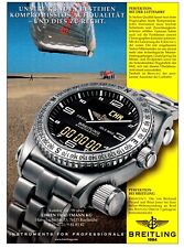 3w21642/ Alte Reklame aus 1999 – BREITLING 1884 - Uhren comprar usado  Enviando para Brazil