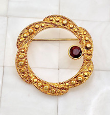 antique tone wreath brooch for sale  Springfield