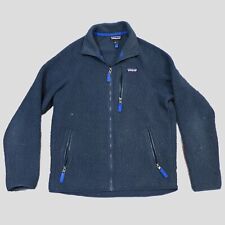 Patagonia Retro Pile Fleece Full Zip Jacket Blue Mens Size Medium segunda mano  Embacar hacia Argentina