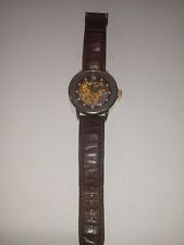 Relógio masculino relíquia Damon automático corda automática aço inoxidável mostrador esqueleto comprar usado  Enviando para Brazil