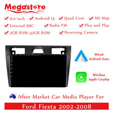 9" Carplay Auto Android 13 carro GPS unidade principal estéreo para Ford Fiesta 2002-2008 comprar usado  Enviando para Brazil