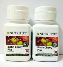 2 x 60 tabletas Amway Nutrilite Biotin-Cherry Plus - para cabello, piel y uñas segunda mano  Embacar hacia Argentina
