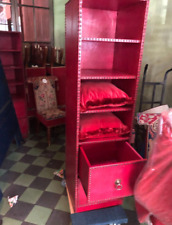 red cabinet bookshelf for sale  Sherman Oaks