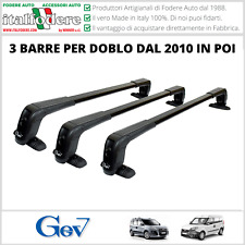 3 BARRE Portatutto Portapacchi Attacchi SPECIFICI FIAT DOBLO' 2010> GEV 4830 na sprzedaż  Wysyłka do Poland