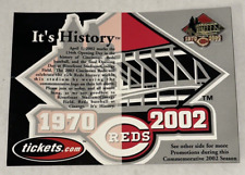 1970 2002 reds for sale  Minneapolis