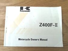 Kawasaki z400f owners for sale  LINCOLN